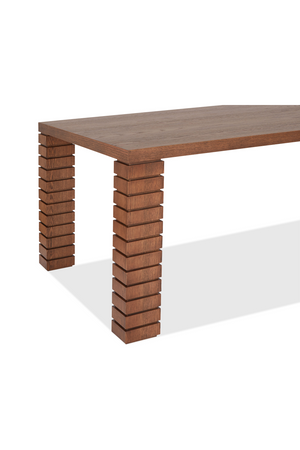 Fluted Leg Wooden Dining Table | Liang & Eimil Pascal | Oroa.com
