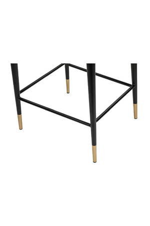 Gray Velvet Modern Bar Stool | Liang & Eimil Coltrane | Oroa.com