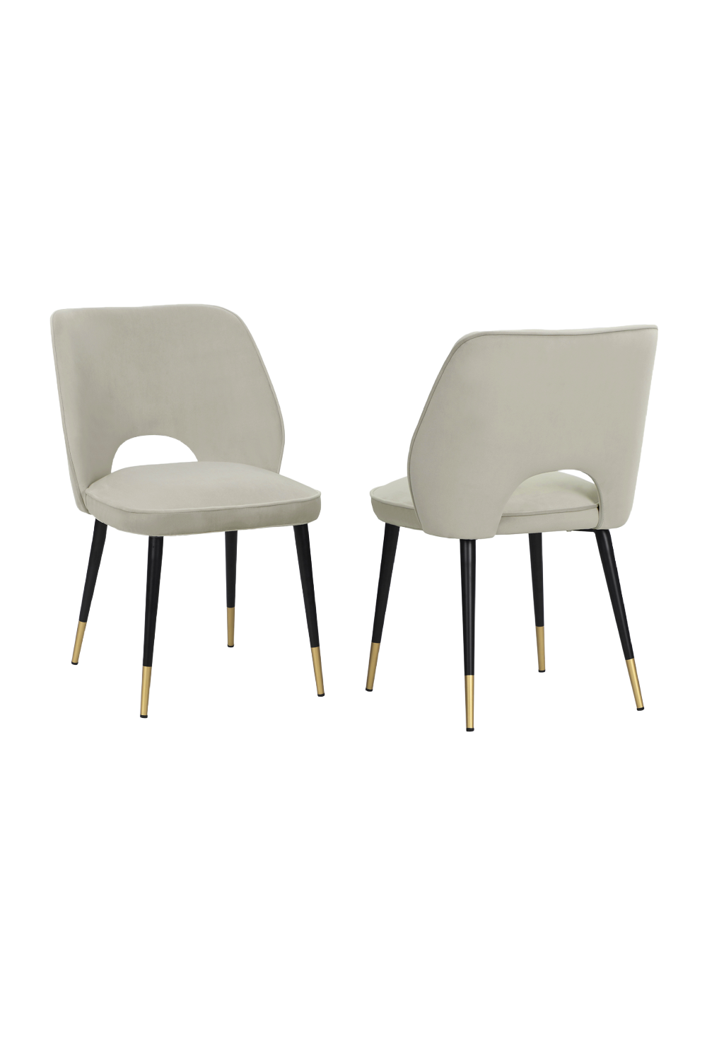 Velvet Cut-Out Dining Chair | Liang & Eimil Jagger | Oroa.com