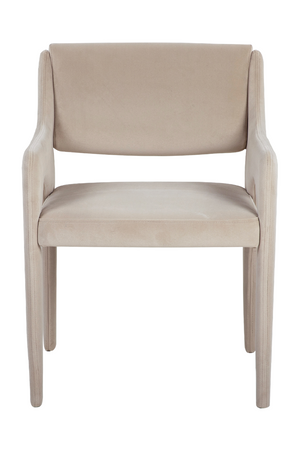 Cream Velvet Wrapped Dining Chair  Liang & Eimil Godard  Oroatrade.com