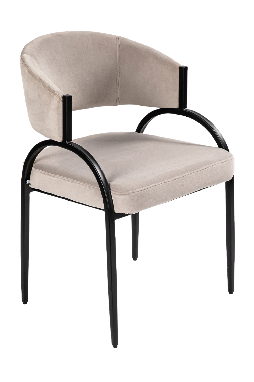 Gray Velvet Dining Chair | Liang & Eimil Pavilion | Oroa.com