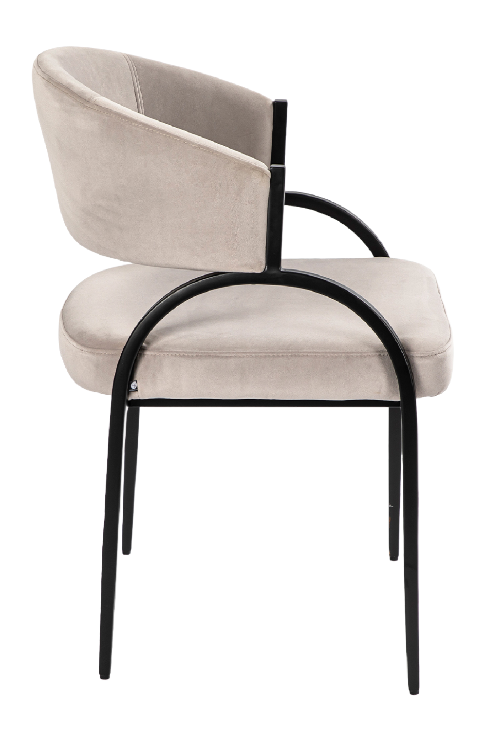 Gray Velvet Dining Chair | Liang & Eimil Pavilion | Oroa.com