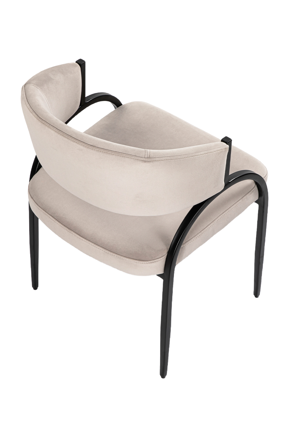 Gray Velvet Dining Chair | Liang & Eimil Pavilion | Oroa.com