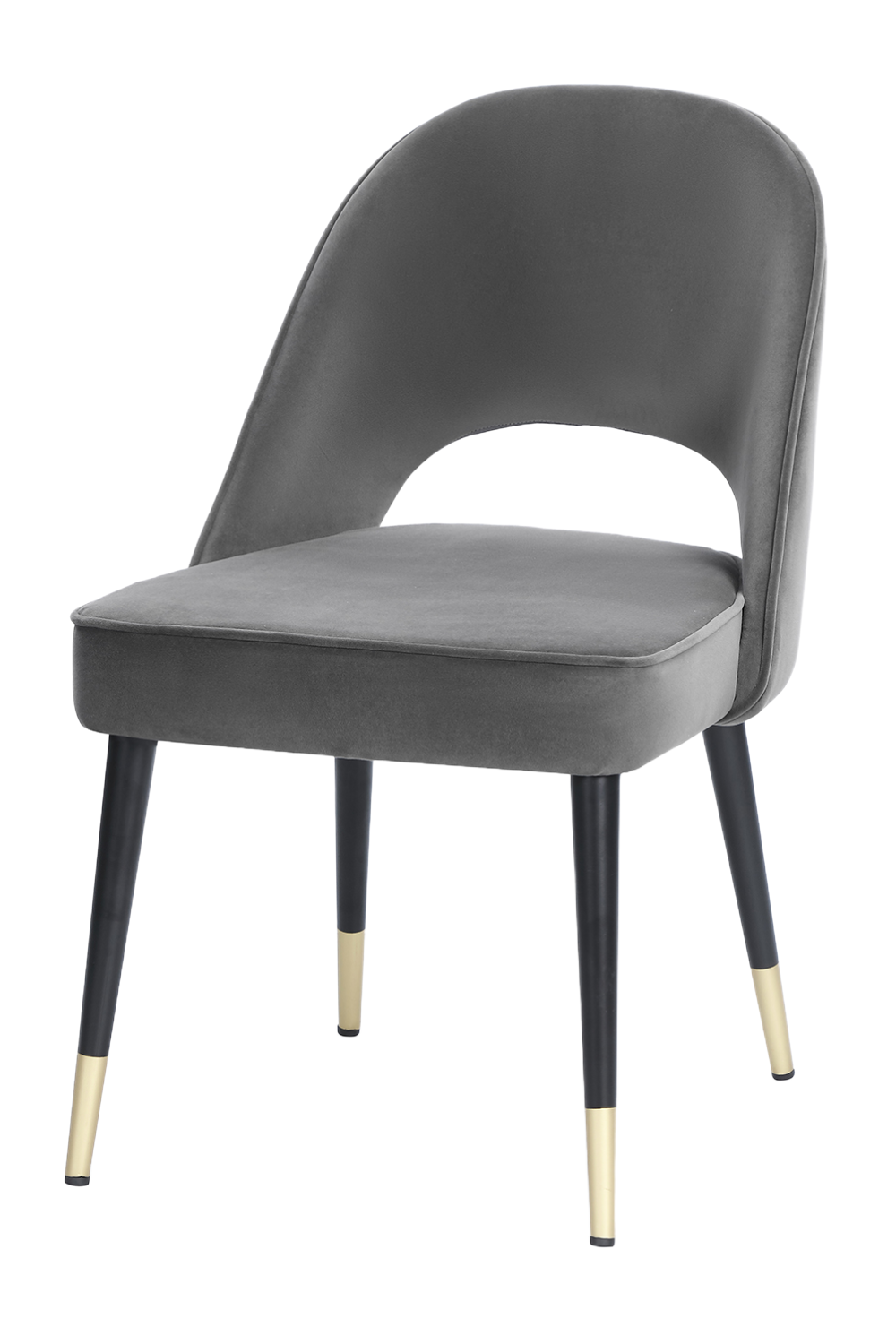 Gray Velvet Dining Chairs (2) | Liang & Eimil Yves | Oroa.com