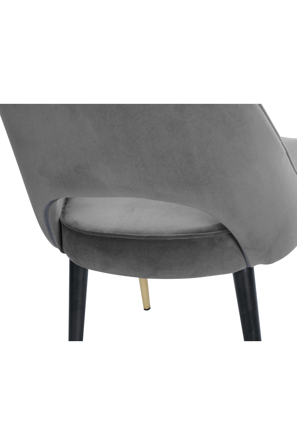 Gray Velvet Dining Chairs (2) | Liang & Eimil Yves | Oroa.com