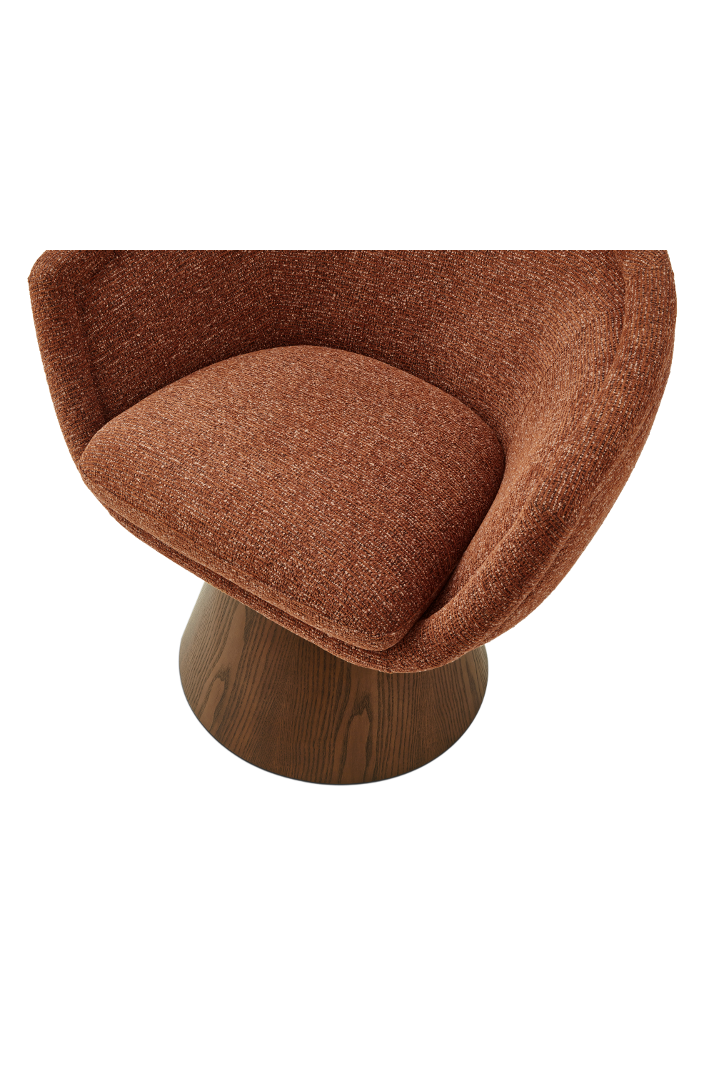 Chestnut Red Curved Chair | Liang & Eimil Harriet | Oroa.com