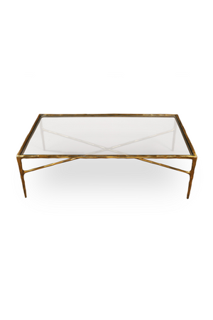 Textured Brass Coffee Table | Liang & Eimil Cobra | Oroa.com