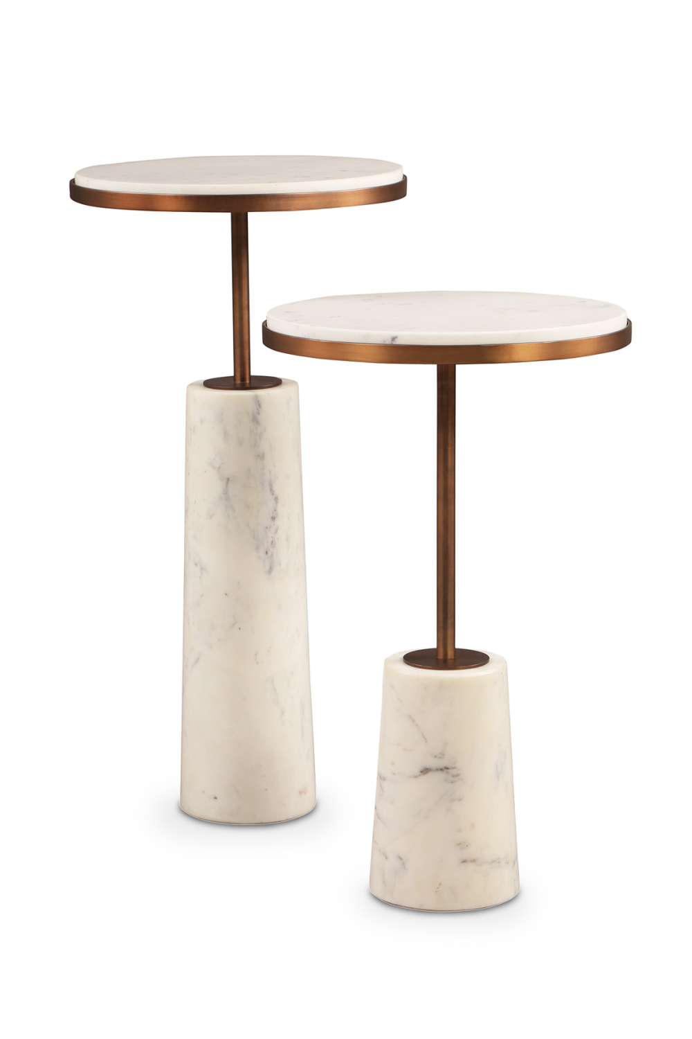 Conical Base Marble Side Tables (2) | Liang & Eimil Notto | Oroatrade.com