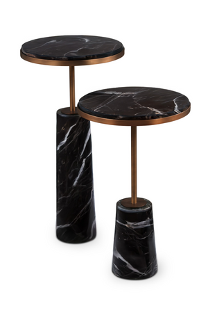 Conical Base Marble Side Tables (2) | Liang & Eimil Notto | Oroatrade.com