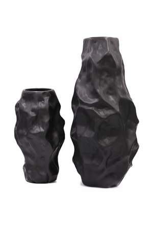 Black Ceramic Organic Vase | Liang & Eimil Adur | Oroa.com