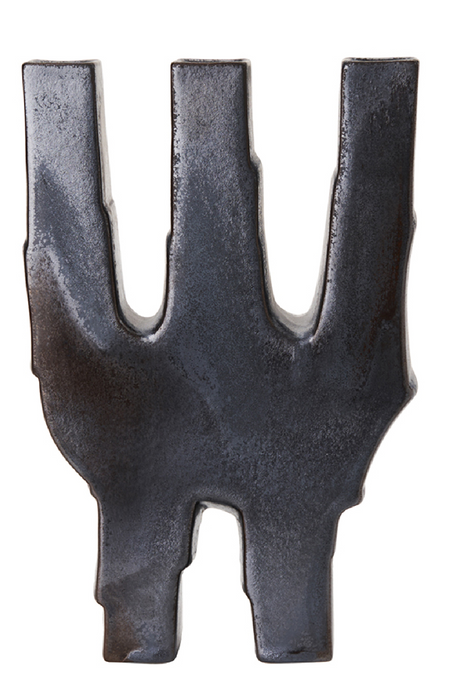 Dark Silver Ceramic Vase | Liang & Eimil Leandri I | Oroa.com