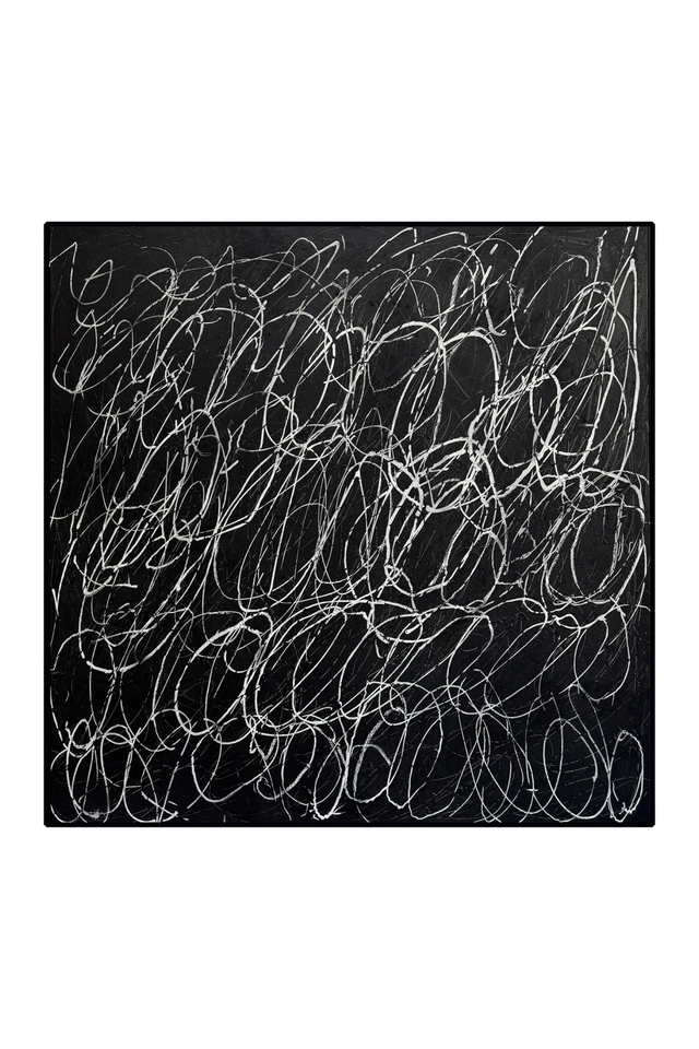 Monochromatic Minimalist Oil Painting | Liang&Eimil Rhythm of Silence | Oroa.com