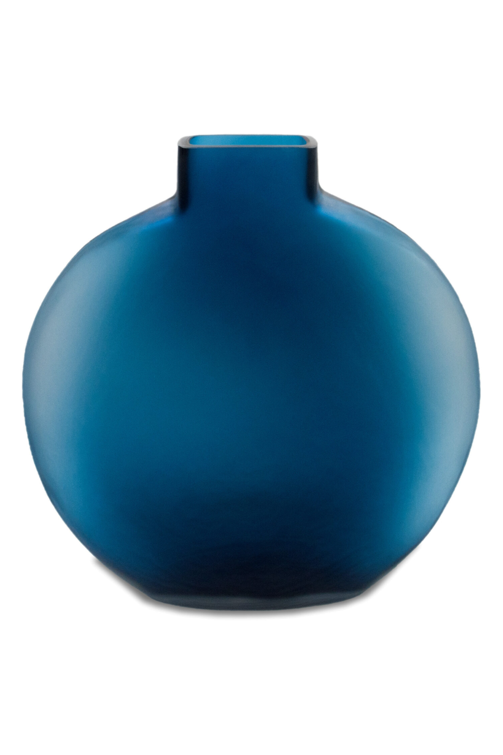 Blue Glass Round Vase | Liang & Eimil Ocean | Oroa.com
