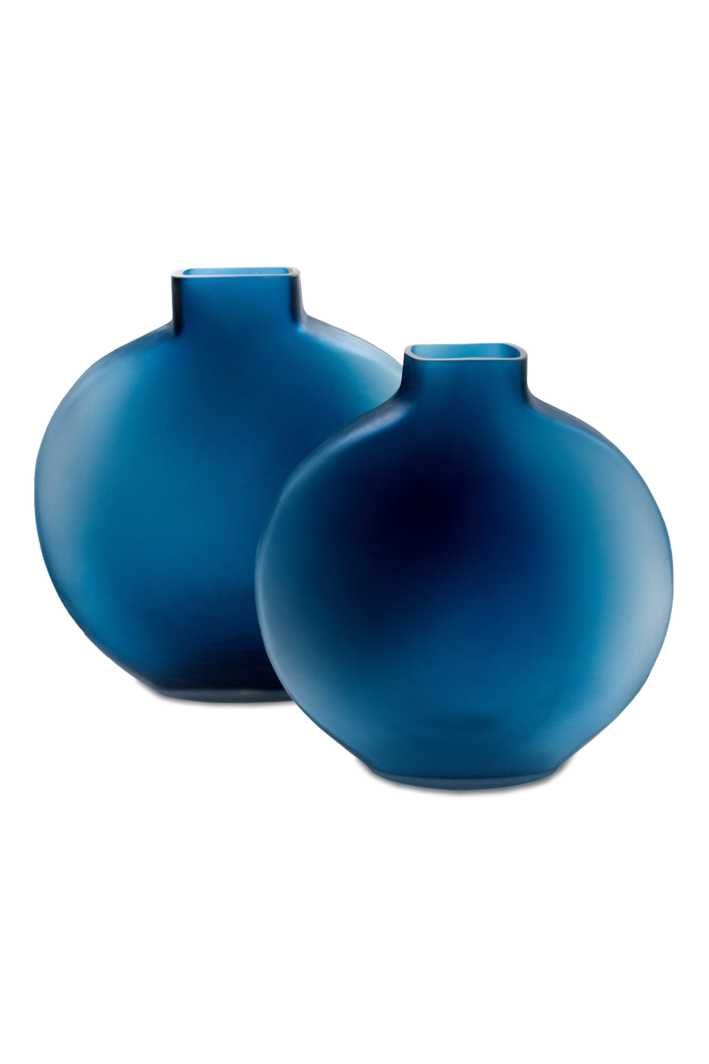 Blue Glass Round Vase | Liang & Eimil Ocean | Oroa.com