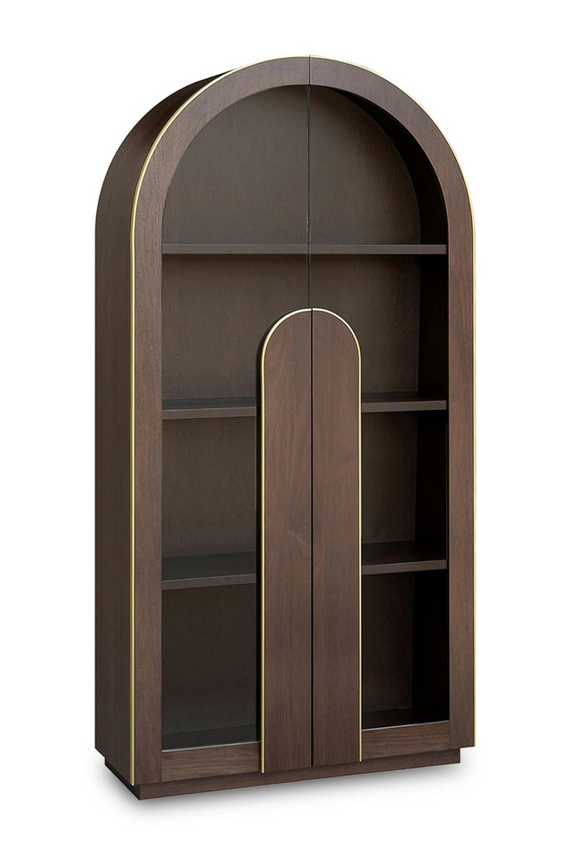 Natural Walnut Arched Cabinet | Liang & Eimil Butka | Oroa.com
