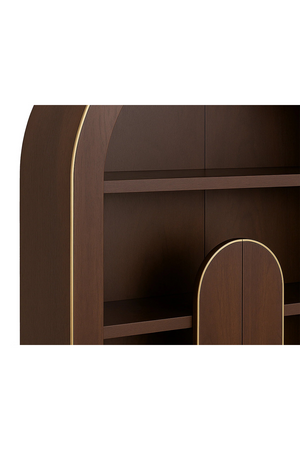 Natural Walnut Arched Cabinet | Liang & Eimil Butka | Oroa.com