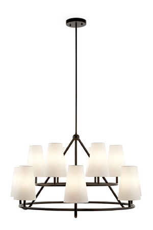 12 Conincal Shades Chandelier | Liang & Eimil Gildan | Oroa.com