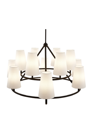 12 Conincal Shades Chandelier | Liang & Eimil Gildan | Oroa.com
