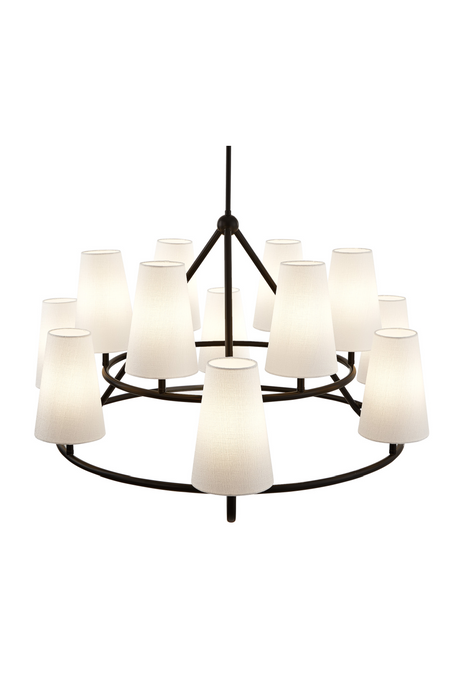 12 Conincal Shades Chandelier | Liang & Eimil Gildan | Oroa.com