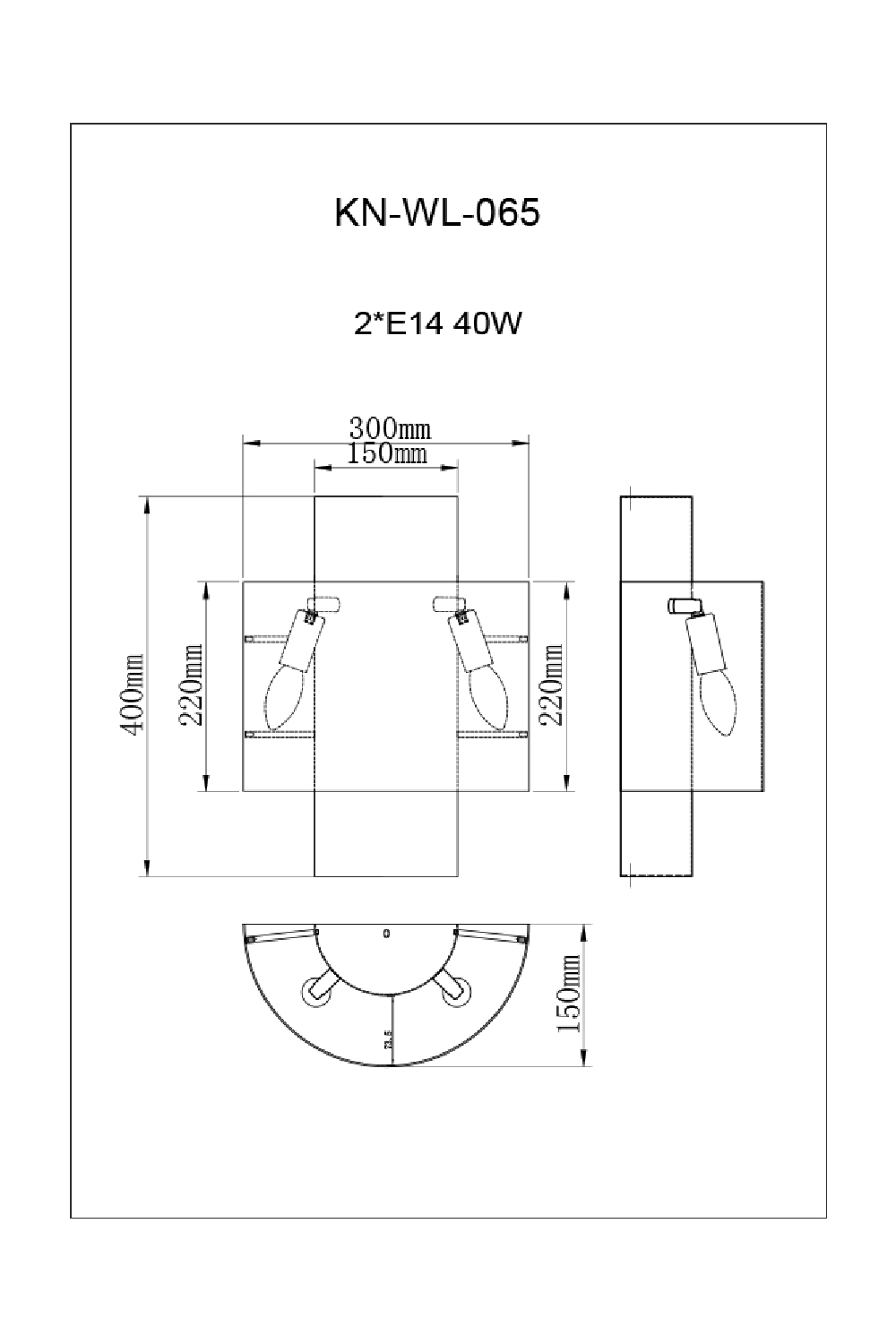 Industrial Black Wall Lamp | Liang & Eimil Logan | Oroa.com