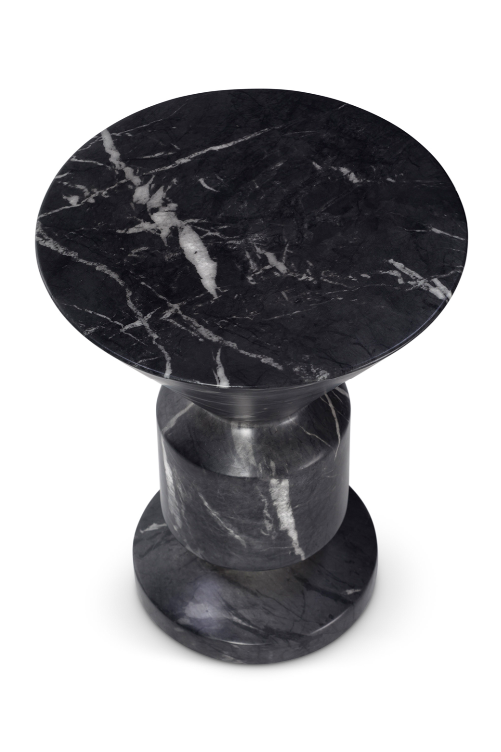 Black Marble Geometrical Side Table | Liang & Eimil Argos | Oroa.com