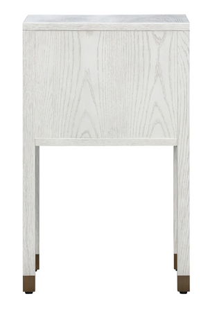 White Wooden 2-Drawer Bedside Table | Liang & Eimil Alcudia | Oroa.com