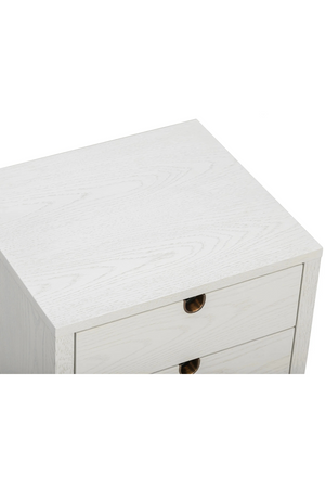 White Wooden 2-Drawer Bedside Table | Liang & Eimil Alcudia | Oroa.com