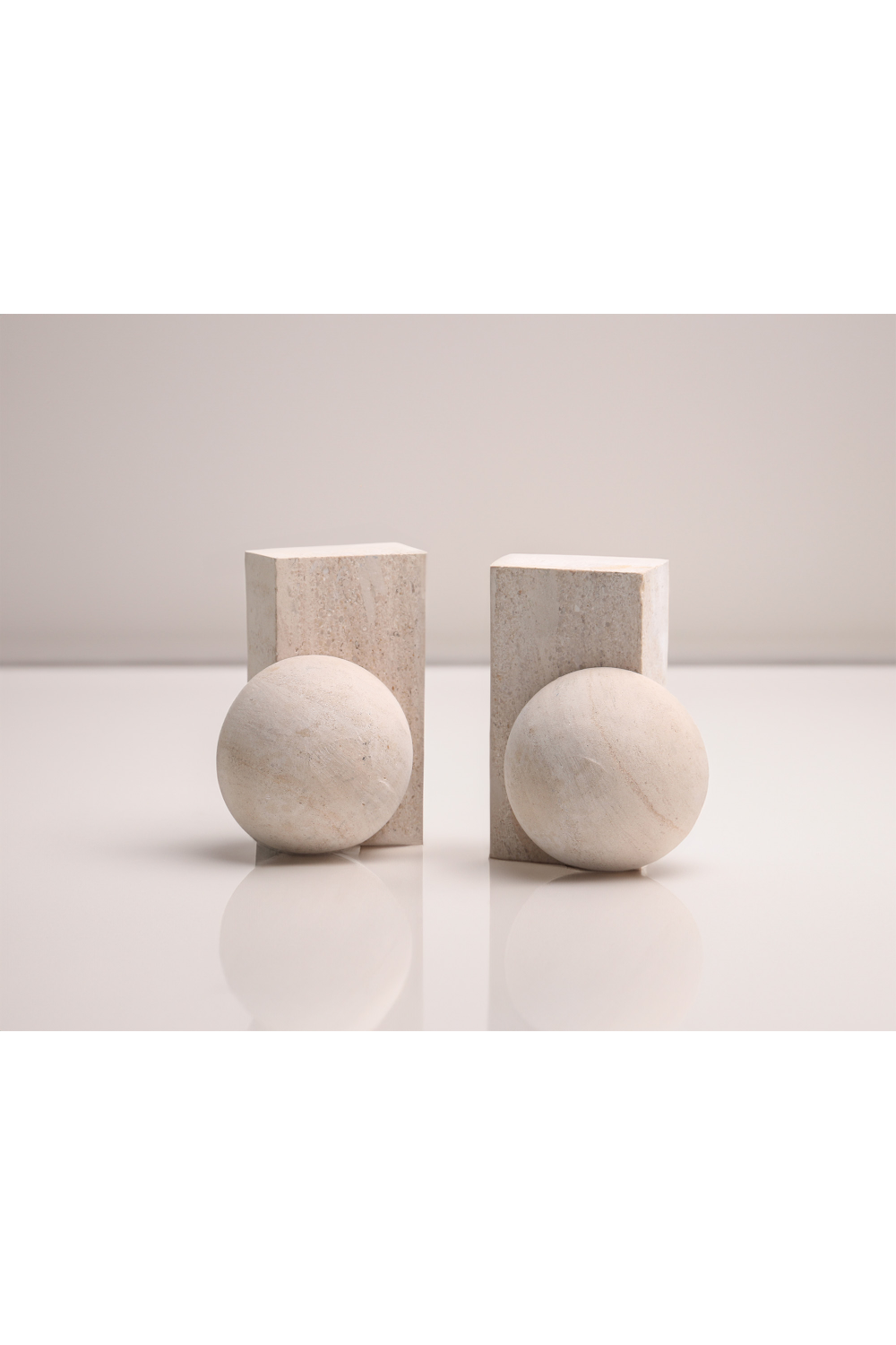 Beige Marble Bookend | Liang & Eimil Rocco | Oroa.com