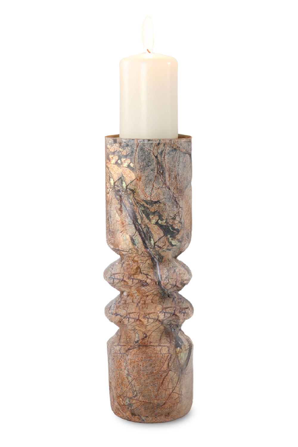 Brown Marble Candle Holder | Liang & Eimil Monorro | Oroa.com