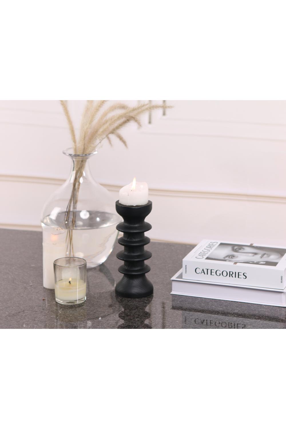 Black Candle Holder | Liang & Eimil Genaro | Oroatrade.com