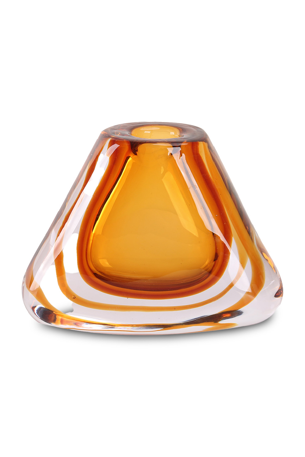 Orange Glass Tapered Vase | Liang & Eimil Angelico | Oroa.com