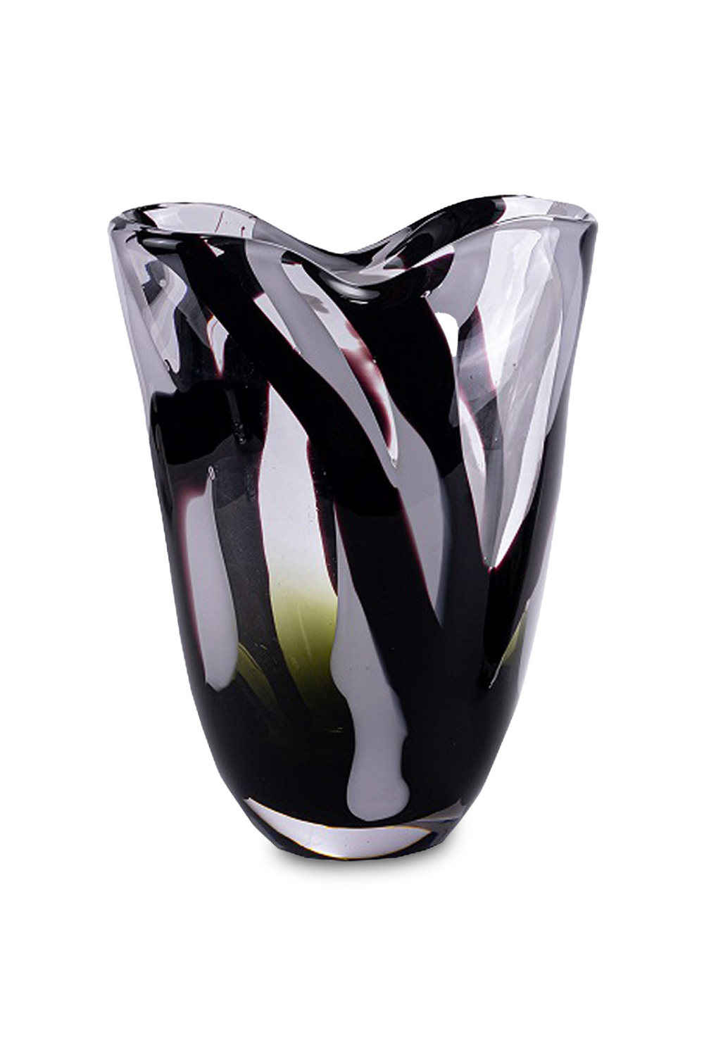 Black Glass Vase | Liang & Eimil Natasha | Oroa.com