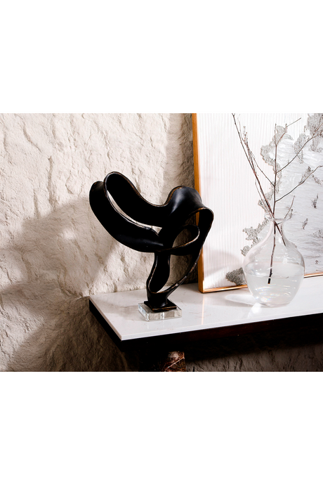 Dark Bronze Twisted Sculpture | Liang & Eimil Elysium | Oroa.com