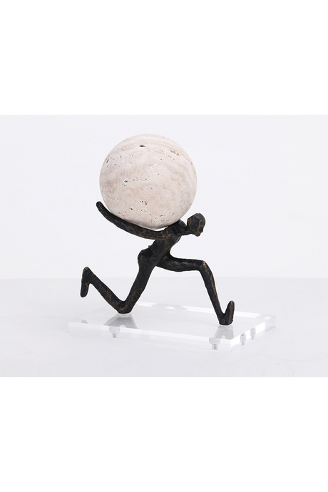 Bronze Human Form Sculpture | Liang & Eimil Chasing Balance | OROA