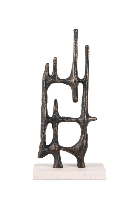 Bronze Sculpture with Marble Base | Liang & Eimil Athena's Poise | Oroa.com