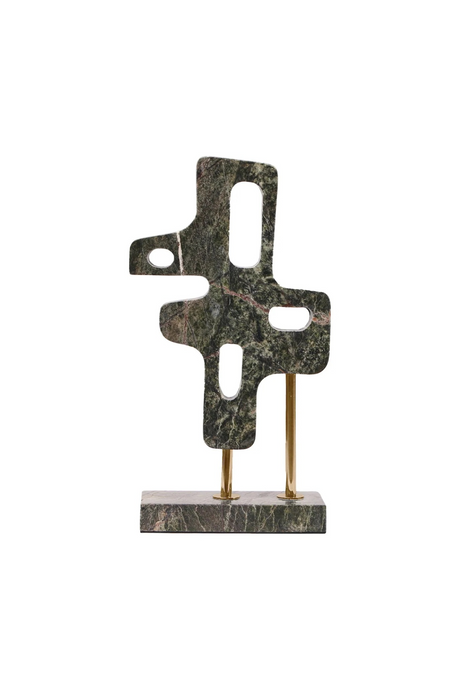 Green Marble Abstract Sculpture | Liang & Eimil Thaloris | Oroatrade.com