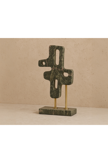   Green Marble Abstract Sculpture | Oroa.com