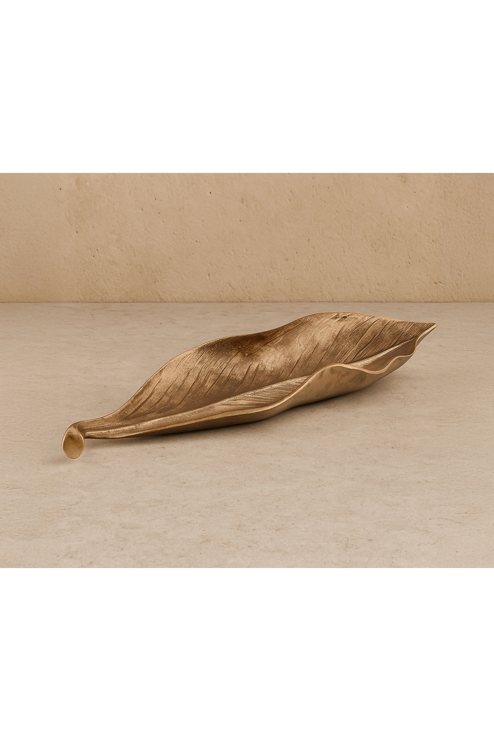 Golden Bronze Leaf Sculpture | Liang & Eimil Elowen | Oroa.com
