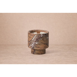   Brown Marble Candle | Oroa.com