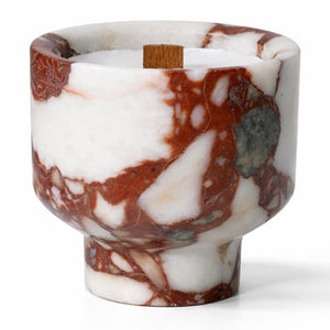   Rufous Toned Marble Candle | Oroa.com