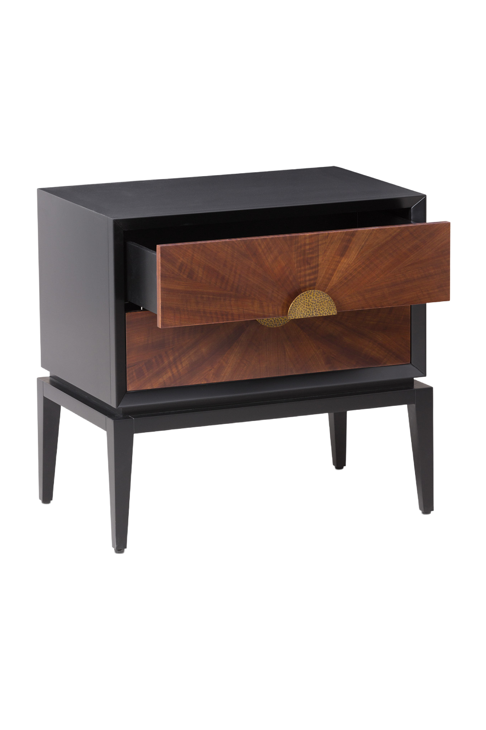 Acacia Wood 2-Drawer Bedside Table | Liang & Eimil Beverly | Oroa.com