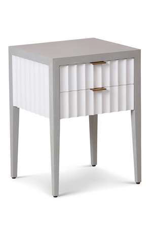 Scalloped 2-Drawer Bedside Table | Liang & Eimil Malibu | Oroa.com