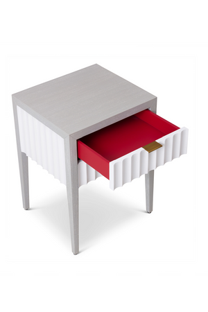 Scalloped 2-Drawer Bedside Table | Liang & Eimil Malibu | Oroa.com