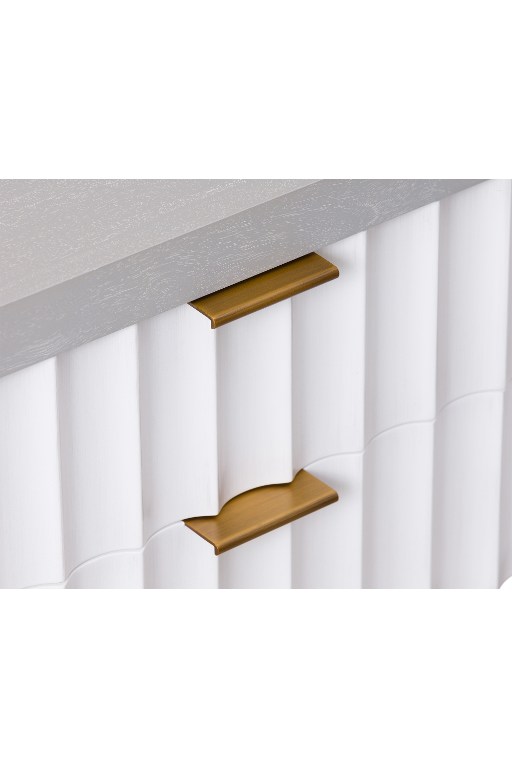 Scalloped 2-Drawer Bedside Table | Liang & Eimil Malibu | Oroa.com