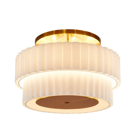   Modern furniture - Ribbed Glass Tiered Chandelier - www.oroa.com | Oroa.com