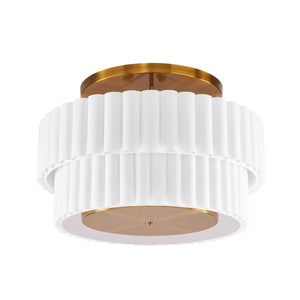   Modern furniture - Ribbed Glass Tiered Chandelier - www.oroa.com | Oroa.com