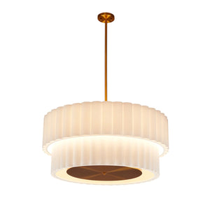   Modern furniture - Ribbed Glass Tiered Chandelier - www.oroa.com | Oroa.com