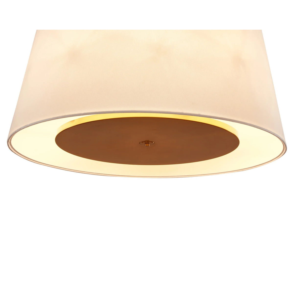   Modern furniture - White Linen Gold Ceiling Lamp - www.oroa.com | Oroa.com