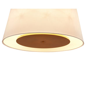   Modern furniture - White Linen Gold Ceiling Lamp - www.oroa.com | Oroa.com
