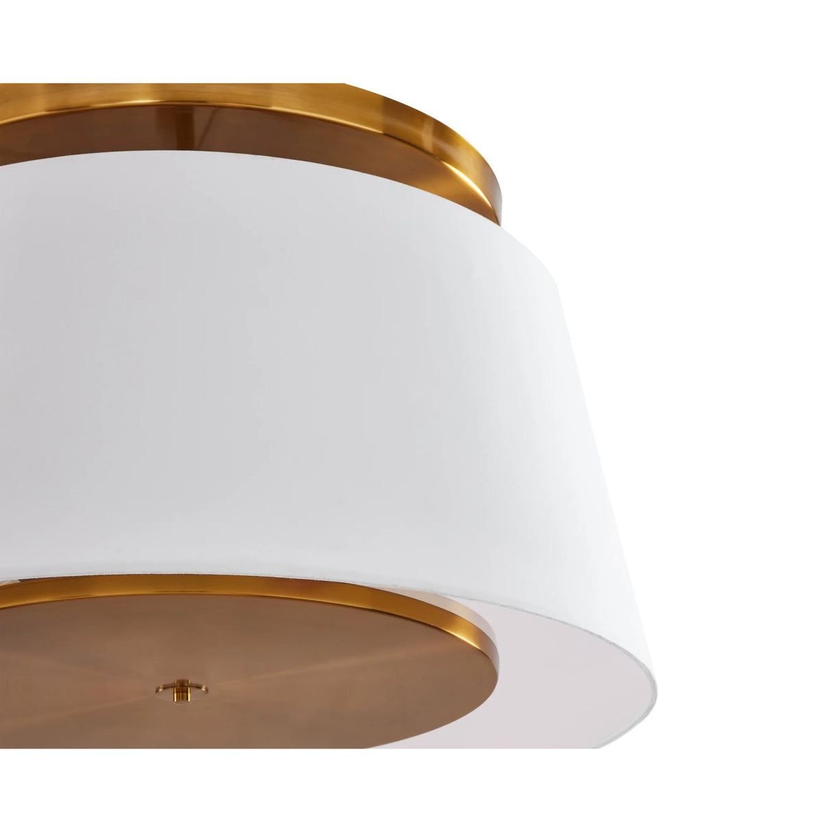   Modern furniture - White Linen Gold Ceiling Lamp - www.oroa.com | Oroa.com